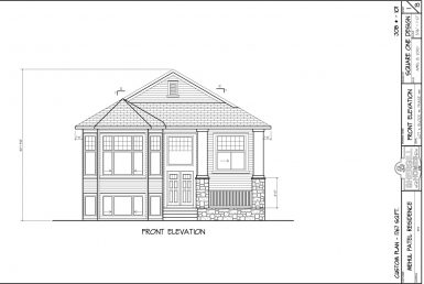 Shergill Homes - Plans for Fort McMurray / Fort Mac; Bungalow 1767 sq. ft front