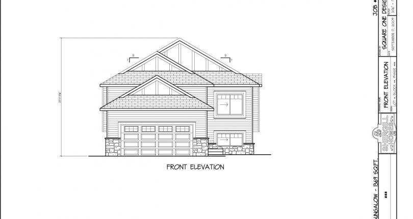 Bungalow-with-garage-1369-sqft-front