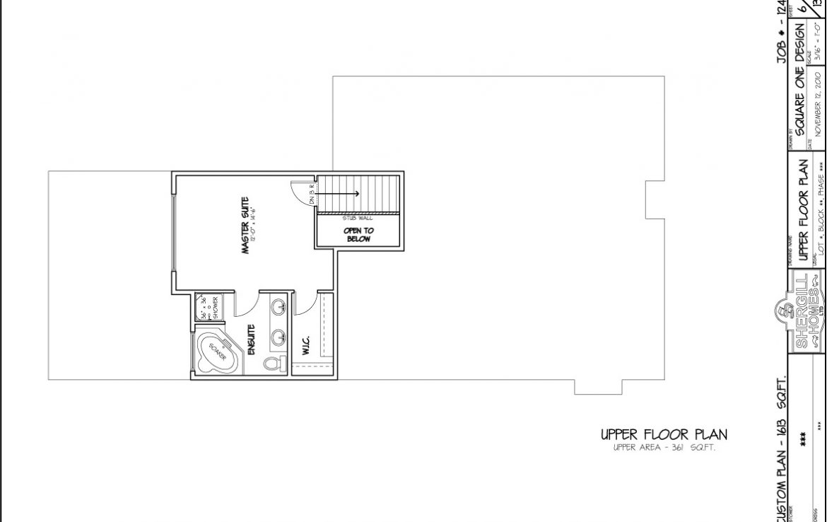 Shergill Homes - Plans for Fort McMurray / Fort Mac; Modified Bungalow 1613 sq. ft floor plan