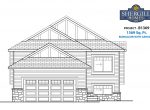 ProjectB-1369-sqft-Bungalow-garage-front-elevation-Shergill-Homes-FortMcMurray-FortMac